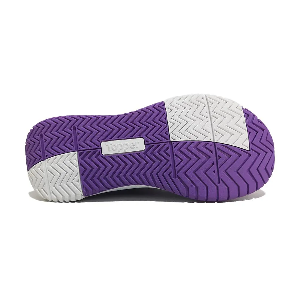TOPPER ZAPATILLAS MUJER  COVER IV VIOLETABLCO