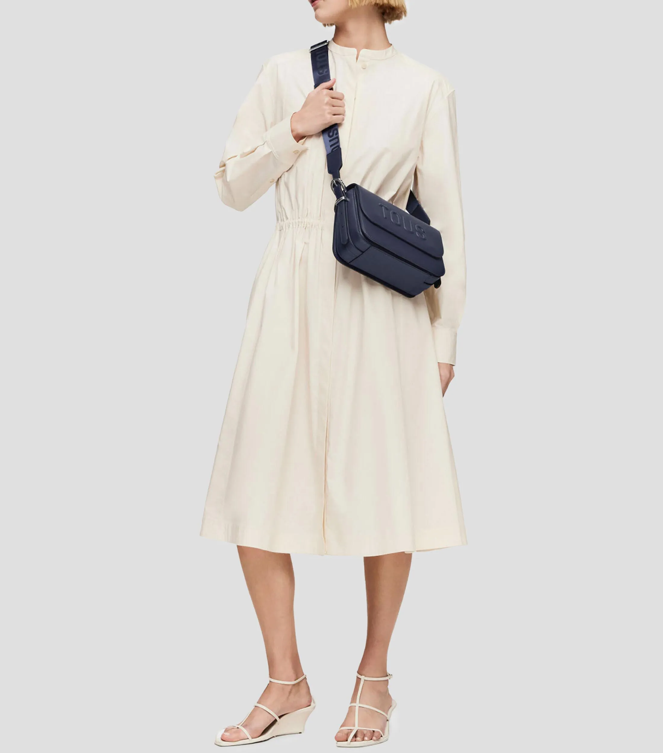 Tous Bolso crossbody azul Brenda con logotipo Mujer
