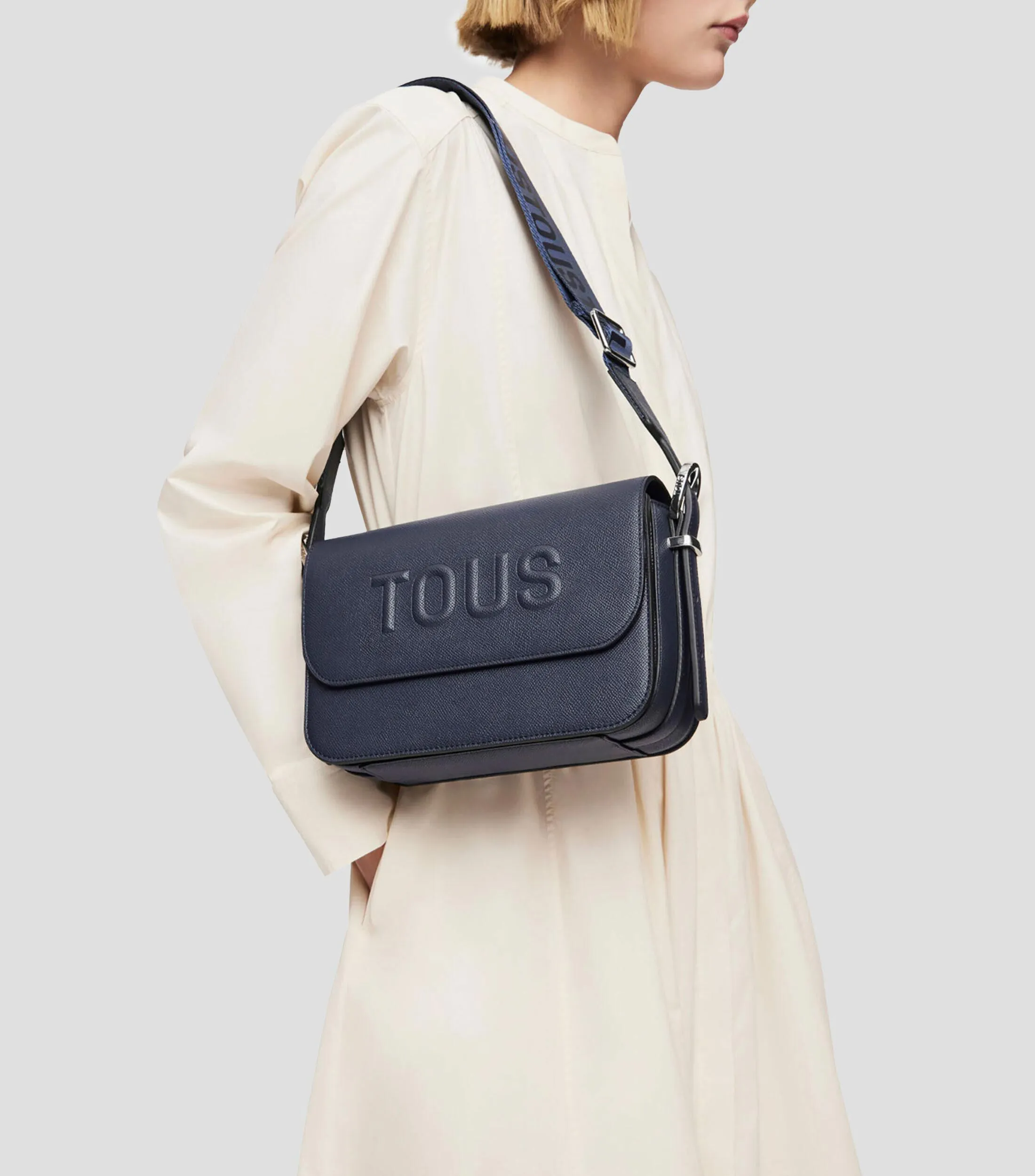Tous Bolso crossbody azul Brenda con logotipo Mujer