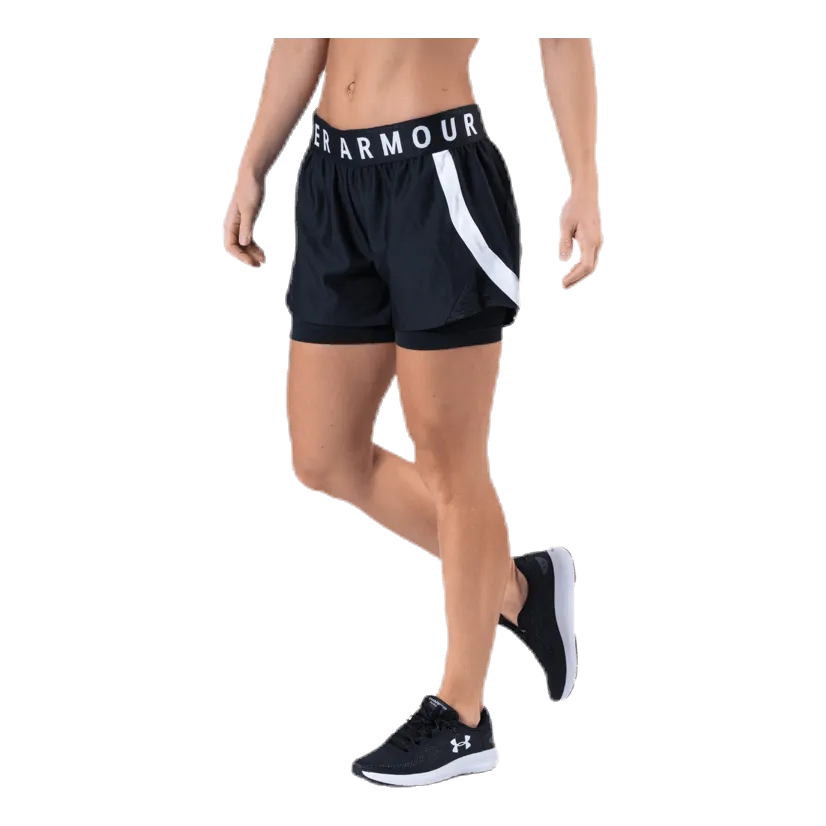 UNDER ARMOUR PLAY UP 2IN1 SHORTS BLACK