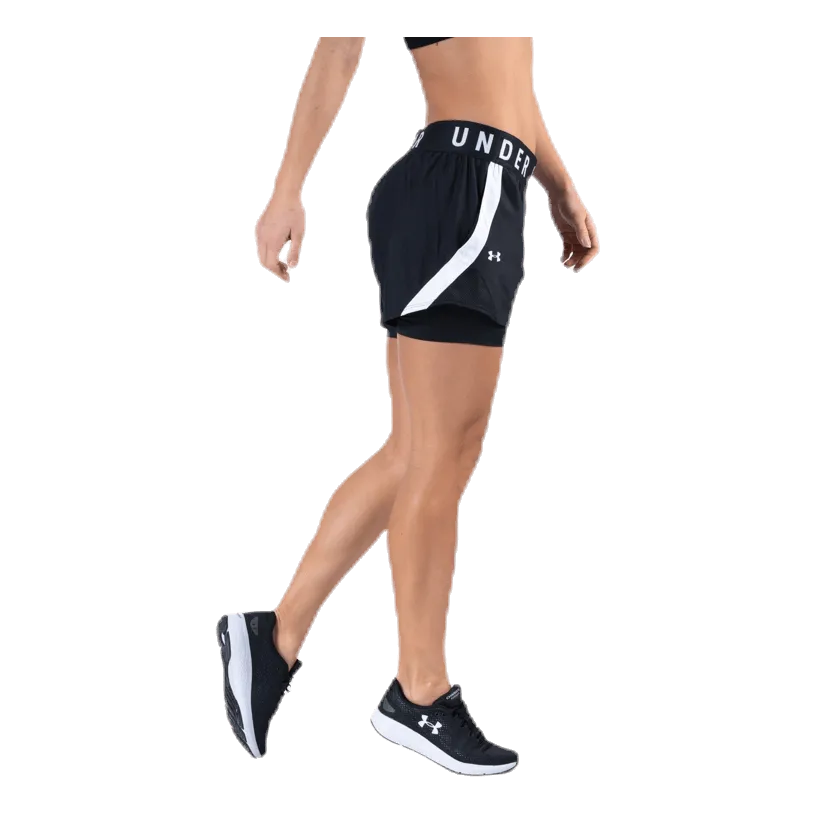 UNDER ARMOUR PLAY UP 2IN1 SHORTS BLACK