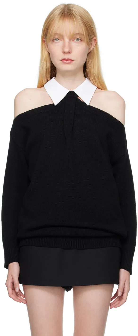 Valentino Spread Collar Sweater