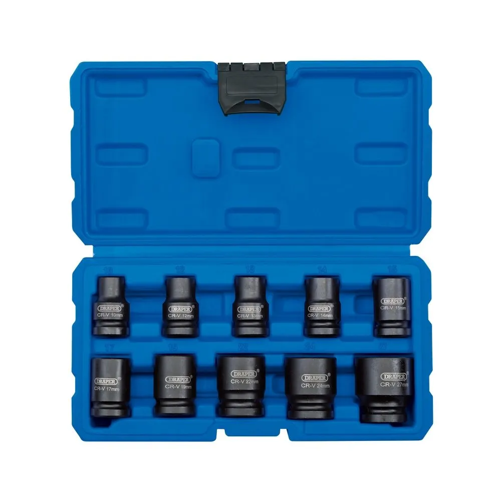 Vasos de impacto 1/2". 10 piezas. Profesional