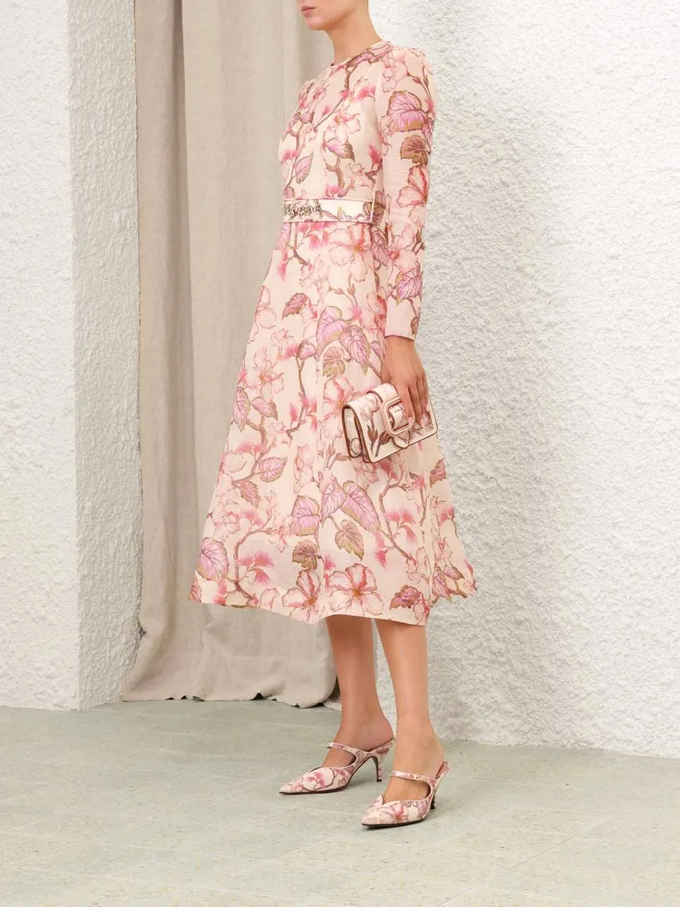 Vestido Midi Flores
