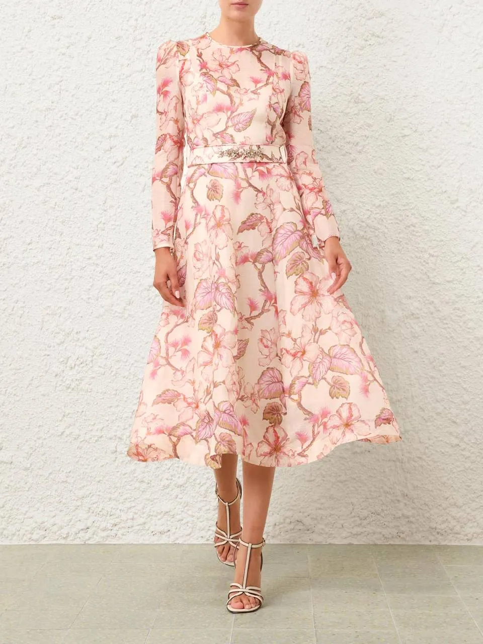 Vestido Midi Flores